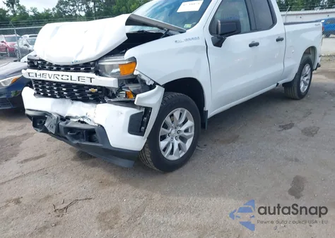 2021 Chevrolet Silverado 1500 4Wd Double Cab Standard Bed Custom из США, поврежденный, VIN 1GCRYBEK8MZ377733